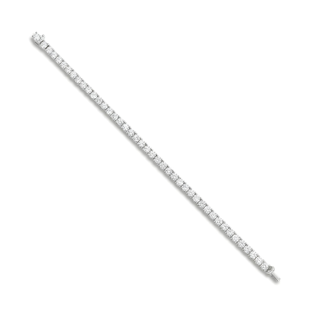 Timeless Classic Platinum Diamond Tennis Bracelet